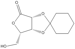 2,3-O-cyclohexylidene-(L)-Lyxonic acid γ-lactone